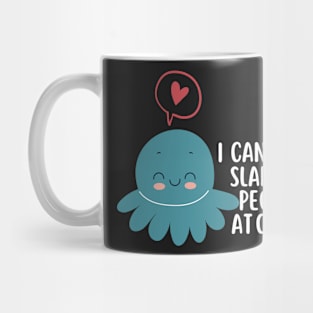 Funny Slapping Octopus Mug